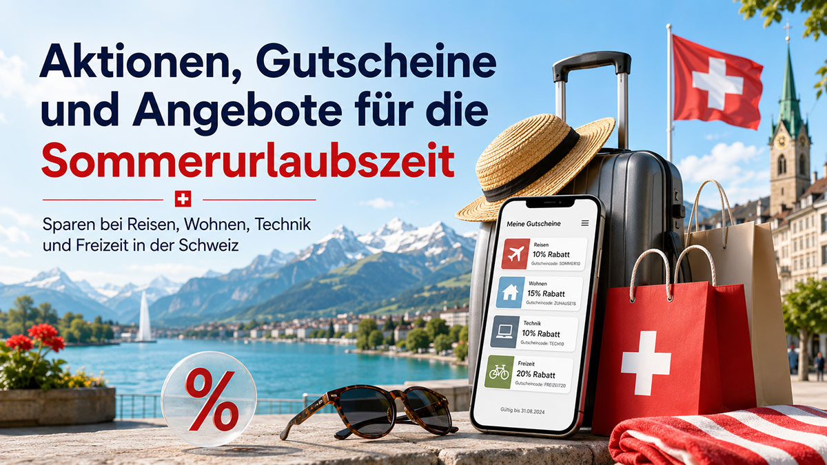 Aktionen, Gutscheine und Angebote für die Sommerurlaubszeit